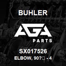 SX017526 Buhler Elbow, 90?┬Э - 4 | AGA Parts