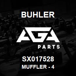 SX017528 Buhler Muffler - 4 | AGA Parts