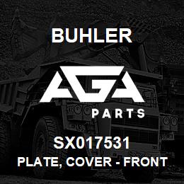 SX017531 Buhler Plate, Cover - Front Axle | AGA Parts