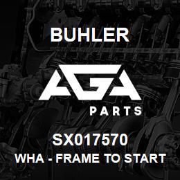 SX017570 Buhler WHA - Frame to Starter | AGA Parts