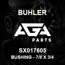 SX017605 Buhler Bushing - 7/8 x 3/4 x 1 Long | AGA Parts