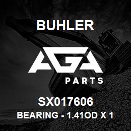 SX017606 Buhler Bearing - 1.41OD x 1.25ID x 1.25 Long | AGA Parts