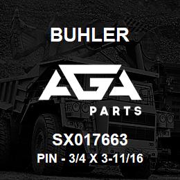 SX017663 Buhler Pin - 3/4 x 3-11/16 | AGA Parts