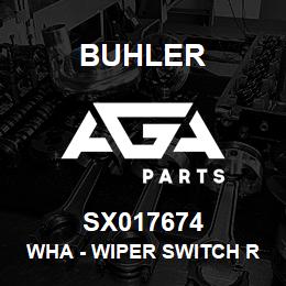 SX017674 Buhler WHA - Wiper Switch Re-Location | AGA Parts