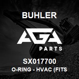 SX017700 Buhler O-Ring - HVAC (Fits - 8 Fittings) | AGA Parts