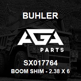 SX017764 Buhler Boom Shim - 2.38 x 6.00 (20 ga SS) | AGA Parts