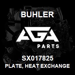 SX017825 Buhler Plate, Heat Exchanger - Bottom Seal | AGA Parts