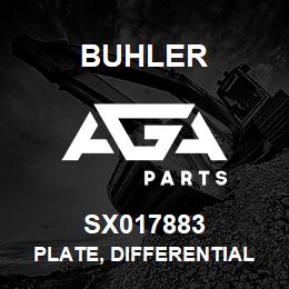 SX017883 Buhler Plate, Differential Shield - 10Ga | AGA Parts