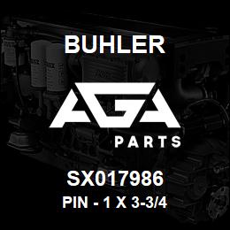 SX017986 Buhler Pin - 1 x 3-3/4 | AGA Parts