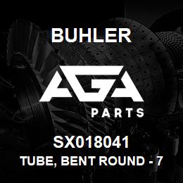 SX018041 Buhler Tube, Bent Round - 7/8 OD x 3/4 ID x 155.5 | AGA Parts