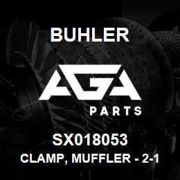 SX018053 Buhler Clamp, Muffler - 2-1/2 | AGA Parts