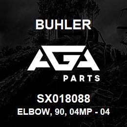 SX018088 Buhler ELBOW, 90, 04MP - 04HB | AGA Parts