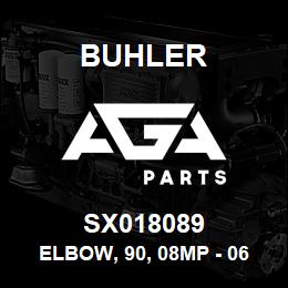 SX018089 Buhler Elbow, 90, 08Mp - 06Hb | AGA Parts