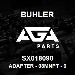 SX018090 Buhler Adapter - 08MNPT - 04FNPT | AGA Parts