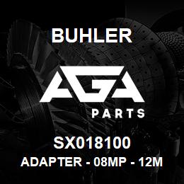 SX018100 Buhler Adapter - 08MP - 12MJ | AGA Parts