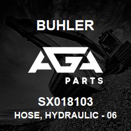 SX018103 Buhler Hose, Hydraulic - 06FJX-06100R17 x 32.00 x 0690FJX | AGA Parts