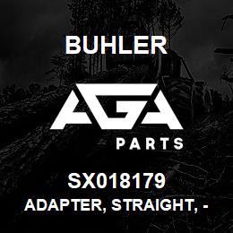 SX018179 Buhler Adapter, Straight, -08Mnpt -08 45 Degree | AGA Parts