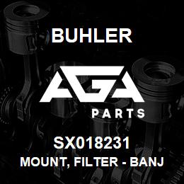 SX018231 Buhler Mount, Filter - Banjo | AGA Parts