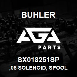 SX018251SP Buhler ,08 Solenoid, Spool - 3-Way | AGA Parts