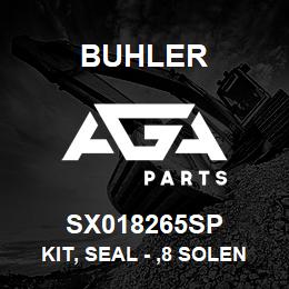 SX018265SP Buhler Kit, Seal - ,8 Solenoid Valve | AGA Parts