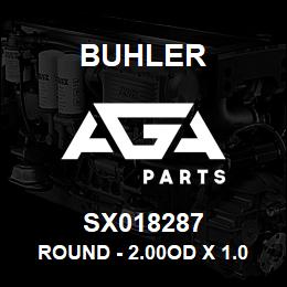 SX018287 Buhler Round - 2.00OD x 1.03ID x 3.56 Long | AGA Parts