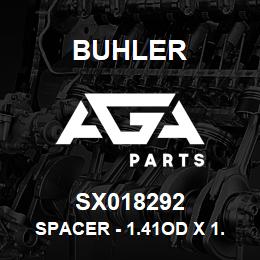 SX018292 Buhler Spacer - 1.41OD x 1.27ID x .36 | AGA Parts