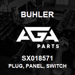 SX018571 Buhler Plug, Panel, Switch | AGA Parts