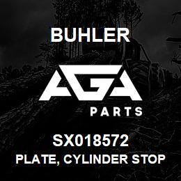 SX018572 Buhler Plate, Cylinder Stop,Parallel 2 SHAFT | AGA Parts