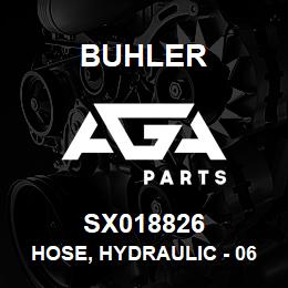 SX018826 Buhler Hose, Hydraulic - 06FJX-06100R17 (148) | AGA Parts