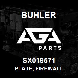 SX019571 Buhler Plate, Firewall | AGA Parts