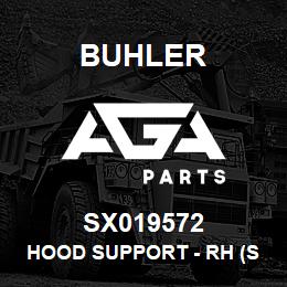 SX019572 Buhler Hood Support - RH (SX275) | AGA Parts