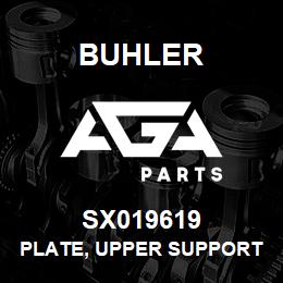 SX019619 Buhler Plate, Upper Support - Radiator | AGA Parts