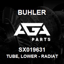 SX019631 Buhler Tube, Lower - Radiator | AGA Parts