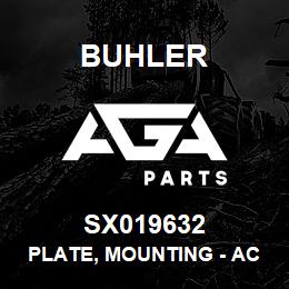 SX019632 Buhler Plate, Mounting - AC Evaporator | AGA Parts