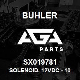 SX019781 Buhler Solenoid, 12VDC - 100 Amp (Single Pole, NO) | AGA Parts