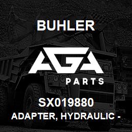 SX019880 Buhler Adapter, Hydraulic - 12MJ X 20MNPT | AGA Parts