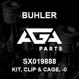 SX019888 Buhler KIT, CLIP & CAGE, -08 HOSE | AGA Parts