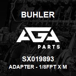 SX019893 Buhler Adapter - 1/8FPT x M10 | AGA Parts