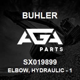 SX019899 Buhler Elbow, Hydraulic - 12MJ x 27mm ORB90 | AGA Parts