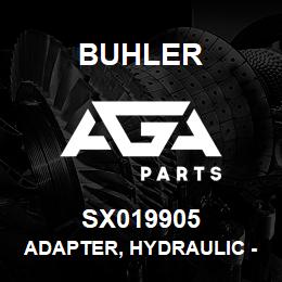 SX019905 Buhler Adapter, Hydraulic - 8 Branch Tee | AGA Parts