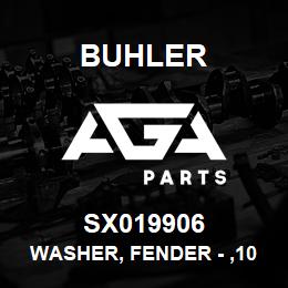 SX019906 Buhler Washer, Fender - ,10 | AGA Parts