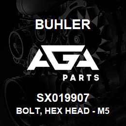 SX019907 Buhler Bolt, Hex Head - M5 x 0.8 x 10 | AGA Parts