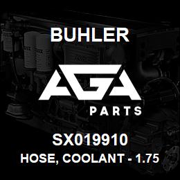 SX019910 Buhler Hose, Coolant - 1.75 | AGA Parts