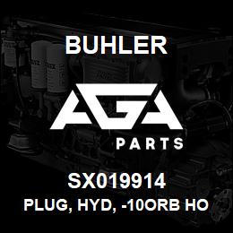 SX019914 Buhler Plug, Hyd, -10ORB Hollow Hex | AGA Parts