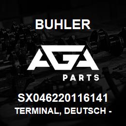 SX046220116141 Buhler Terminal, Deutsch - Nickel Solid Connnector | AGA Parts