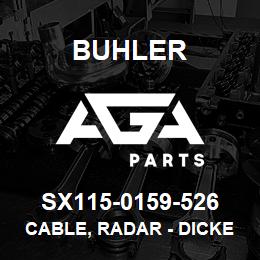 SX115-0159-526 Buhler Cable, Radar - Dickey-John (609180) | AGA Parts