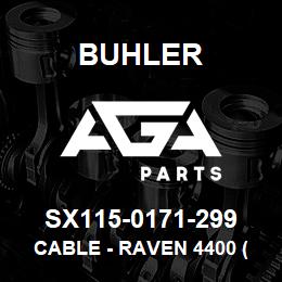 SX115-0171-299 Buhler Cable - Raven 4400 (3 ft) | AGA Parts