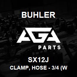 SX12J Buhler Clamp, Hose - 3/4 (Worm Screw) | AGA Parts