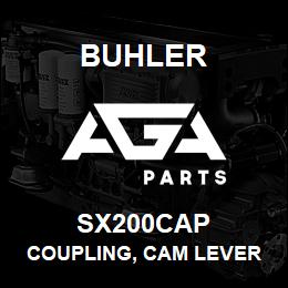 SX200CAP Buhler Coupling, Cam Lever - 2 Female | AGA Parts