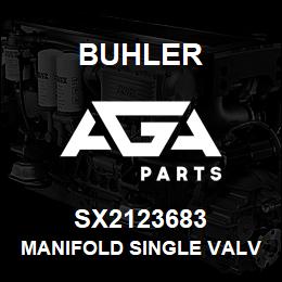 SX2123683 Buhler Manifold Single Valve Assembly - 1 Flange | AGA Parts